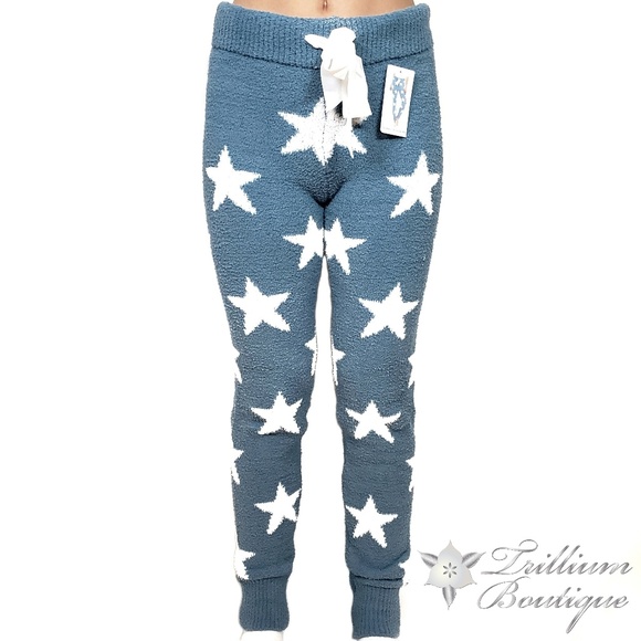 Honeydew Intimates Other - Honeydew Women's Blue Star Print Chenille Leggings